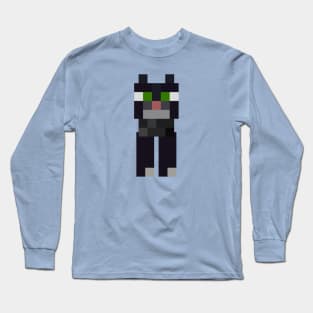 Minecraft Tuxedo Cat Long Sleeve T-Shirt